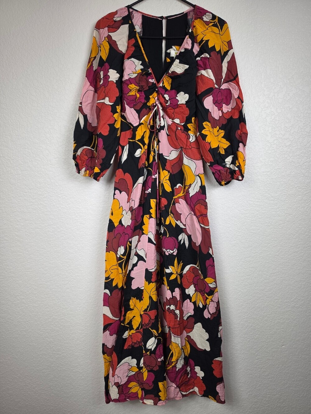 Anthropologie Maeve Floral Viscose Maxi Dress